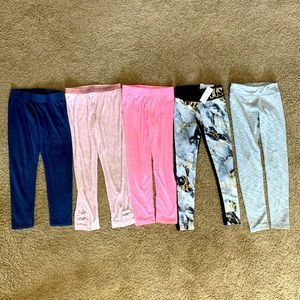 Set of 5 leggings size 7: justice NWT, and more
